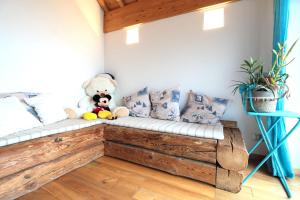 Χώρος καθιστικού στο Baita Pranolz