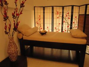 Katil atau katil-katil dalam bilik di Aleksandar Villa & Spa
