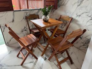 Posezení v ubytování Refúgio Marajoara