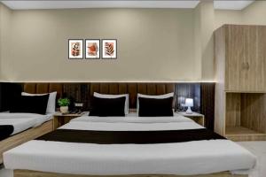 Postel nebo postele na pokoji v ubytování Townhouse Oak Kaal Bhairav Temple