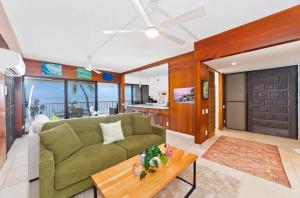 Posezení v ubytování Oceanfront Kona Haven with Sunset Lanai