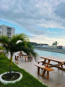 Πισίνα στο ή κοντά στο Depar Frente al Mar, Ciudadela privada