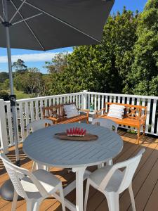 Balkón nebo terasa v ubytování 2 Bellinger