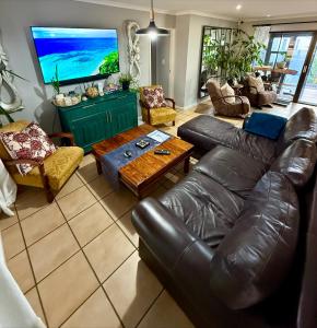 Posezení v ubytování Pet Friendly- Villa Santorini Langebaan