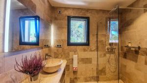 Koupelna v ubytování Villa des anémones