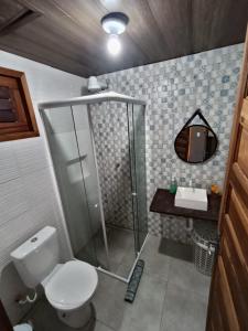 Koupelna v ubytování Mar Doce Lar - Praia Macapa