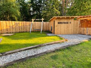 Zahrada ubytování Tolles Ferienhaus In Altwarp Mit Garten