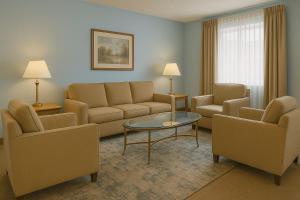 Χώρος καθιστικού στο Sunset Grove Hotel