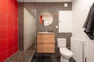 Koupelna v ubytování T2 Blagnac 1-4p AiRBUS Toulouse CLIM & Parking