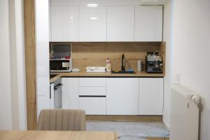 Kuchyň nebo kuchyňský kout v ubytování Apartment Verano