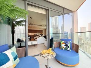 Χώρος καθιστικού στο SVG - UNIQUE BURJ KHALIFA & FOUNTAIN ViEW-4 BR