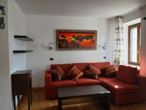 Posezení v ubytování Flat Viola