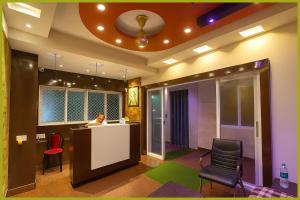 Η κουζίνα ή μικρή κουζίνα στο Hotel Miraj Blusagar Jagannath Temple # Sea Beach # Bangali Market, Best Prime Location