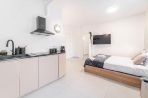 Kuchyň nebo kuchyňský kout v ubytování Magai