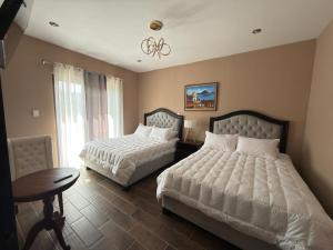 Ένα ή περισσότερα κρεβάτια σε δωμάτιο στο Hotel y Restaurante Vista Verde