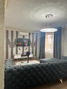 Posezení v ubytování Penthouse Mario