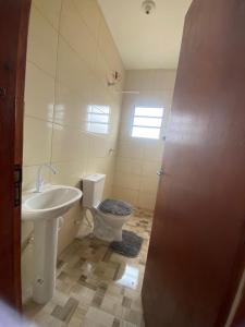 Koupelna v ubytování Antonia