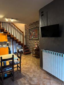 Μια τηλεόραση ή/και κέντρο ψυχαγωγίας στο La Dimora del Principe - Vacation home