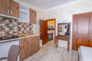 Kuchyň nebo kuchyňský kout v ubytování Istanbul Oldcity Apart