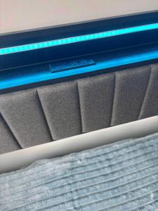 a close up of the keyboard of a laptop computer at Luxe Home Near DTLA & Dodgers with Rooftop in Los Angeles +1 photo