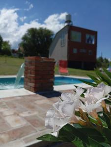 Bazén v ubytování Cabañas Guayacán nebo v jeho okolí