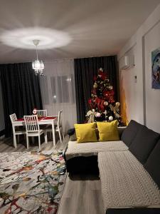 O zonă de relaxare la Lapus Residence Apartament