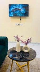 Μια τηλεόραση ή/και κέντρο ψυχαγωγίας στο Elite Luxury Homestay