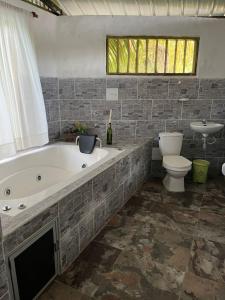 Koupelna v ubytování Villa Gabriela casa campestre