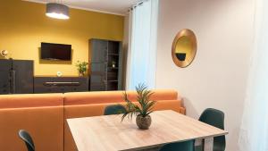 Et tv og/eller underholdning på Spacious and bright house in the center - parking