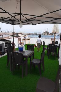 Posezení v ubytování Hospedaje Kaihalulu