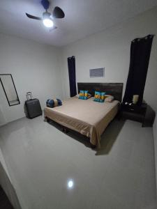 Ένα ή περισσότερα κρεβάτια σε δωμάτιο στο Hanna Suite