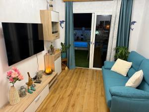 Χώρος καθιστικού στο Casa Hidalgo