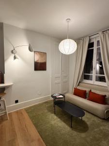 Χώρος καθιστικού στο Casa Livia - studio design au coeur de Trouville