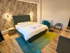 Ένα ή περισσότερα κρεβάτια σε δωμάτιο στο Byzanthin rooms