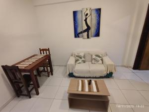 Ένα ή περισσότερα κρεβάτια σε δωμάτιο στο Acogedor departamento en excelente ubicación ENCAR