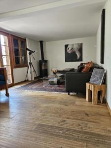 Posezení v ubytování Chalet Tannegüetli