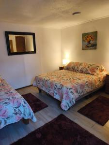 Postel nebo postele na pokoji v ubytování Hostal milis