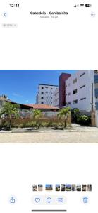 a screenshot of a website with a picture of a building at Enjoy summer with the family on Camboinha beach in Cabedelo