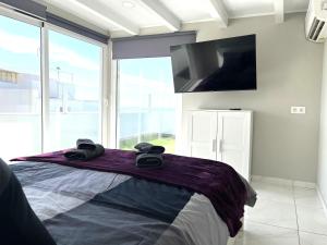 TV/trung tâm giải trí tại Ático Dio Vista tipo Dúplex con terraza soleada