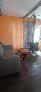 Χώρος καθιστικού στο Cabaña Liam Emilio