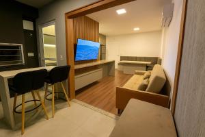 TV a/nebo společenská místnost v ubytování Apto completo com estrutura de resort em Foz do Iguaçu