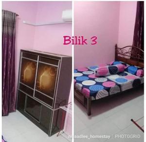 Postel nebo postele na pokoji v ubytování Homestay Nida Adlee