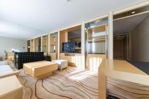 TV a/nebo společenská místnost v ubytování Mercure Beijing Chang An West