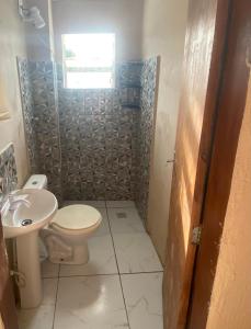 Koupelna v ubytování Pousada Patriarca Silva