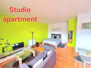 TV a/nebo společenská místnost v ubytování Discovery Apartment + 91 fotografií