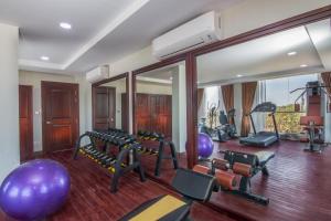 Γυμναστήριο ή/και όργανα γυμναστικής στο Anachak Angkor Suite
