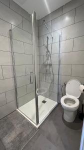 Koupelna v ubytování Le Nid Doré au calme