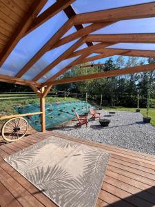 Zahrada ubytování Sielankowe Pole