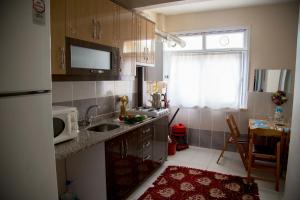 Kjøkken eller kjøkkenkrok på Villa Park Apart