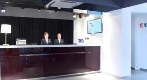 TV a/nebo společenská místnost v ubytování Jinjiang Inn Select Beijing Miyun Development Zone